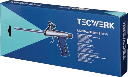 TECWERK 1K-Montagepistole Profi Metall 1K-PU-Pistolenschäume